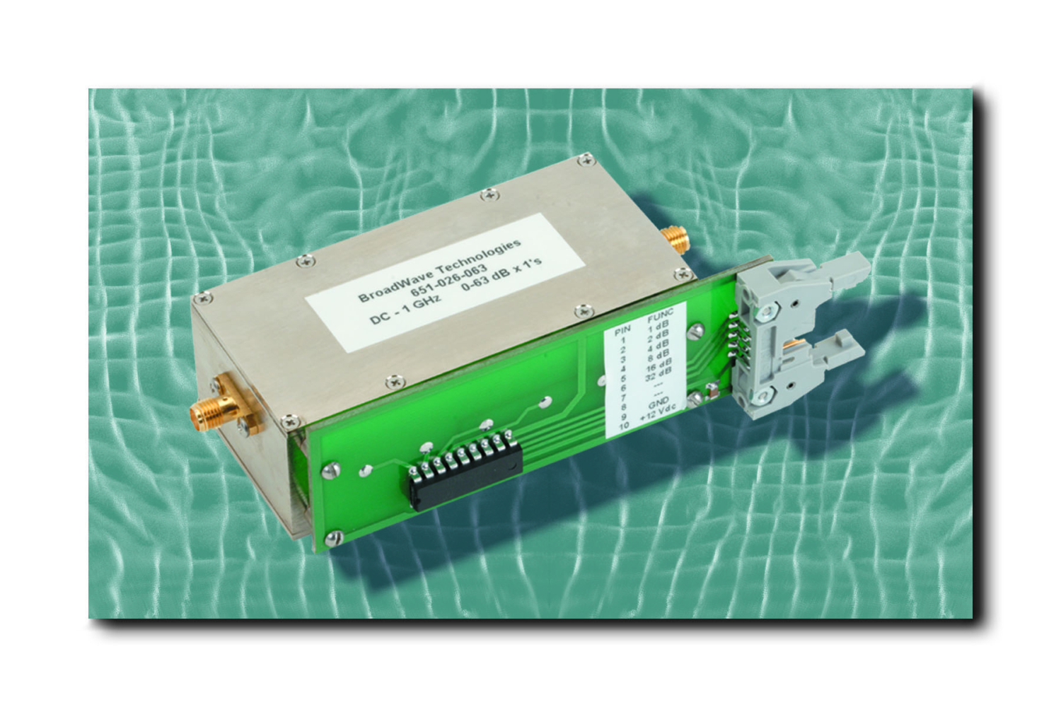 Programmable Attenuator, 50 Ohm, DC1 GHz, 63 dB, SMA female